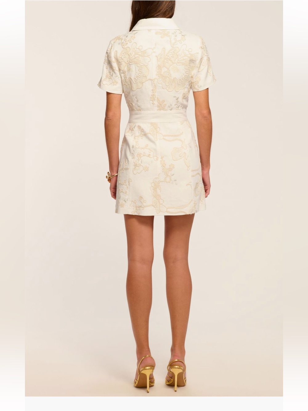 Ramy Brook Shannon Embroidered White Dress 2 NWT - Picture 3 of 4